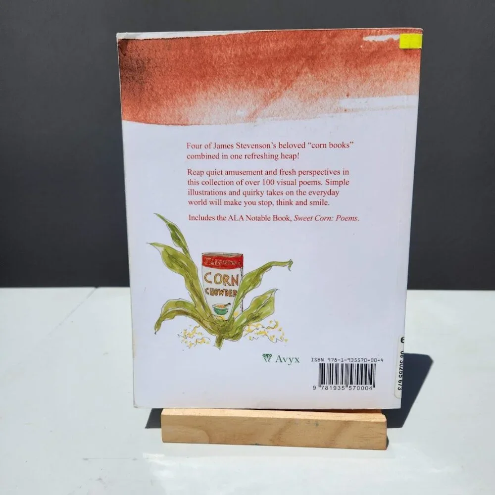 Cornstalks a Bushel of Poems Paperback Book by James Stevenson Poem Sketches Dra